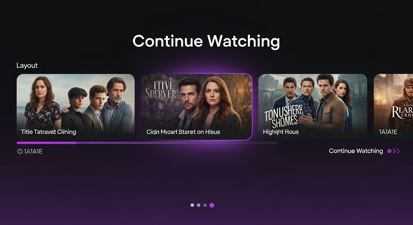 Continue watching screen